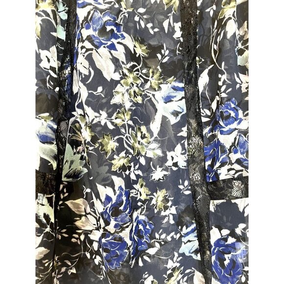 ASTR Floral Relaxed Boho Blouse M - Picture 4 of 11